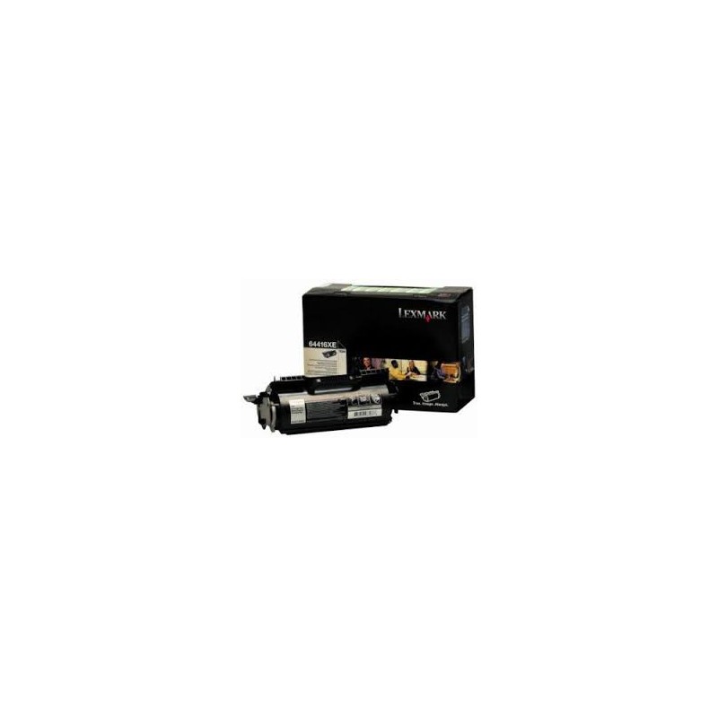 64416XE Toner Noir 32k pour imprimante Lexmark Optra T644/DN/DTN/N/TN