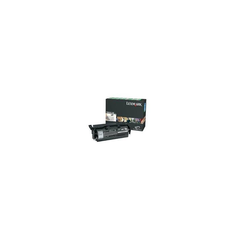 T654X11E Toner Noir 36k pour imprimante Lexmark OPTRA T654 et T656