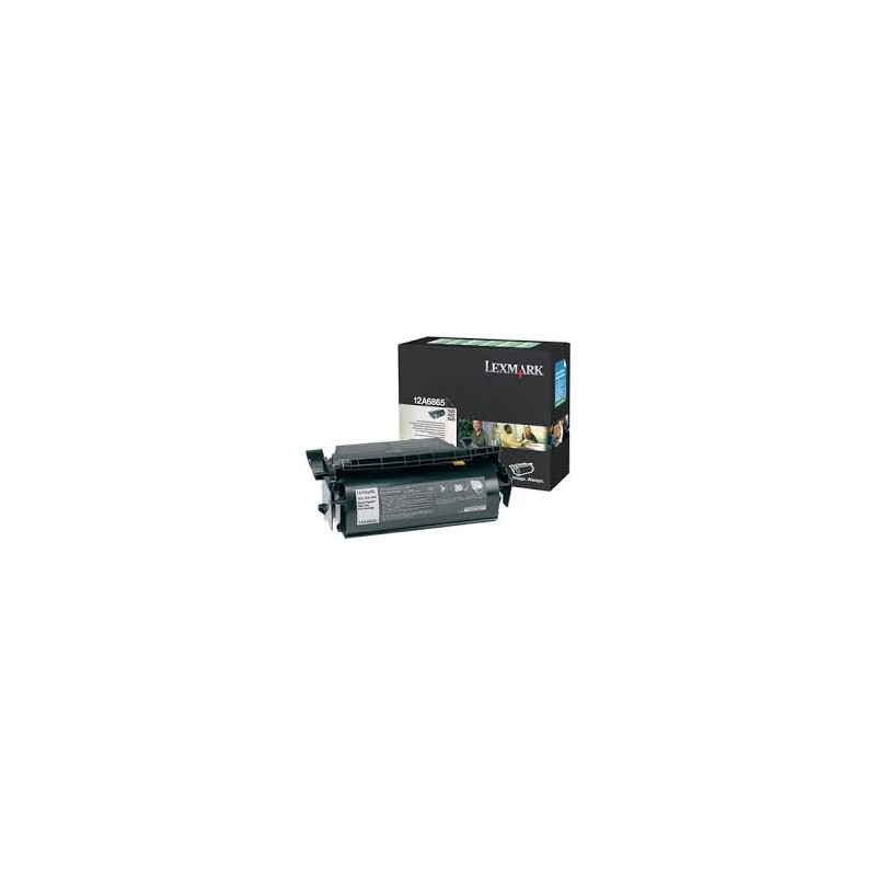 12A6865 Toner Noir 30k pour imprimante Lexmark Optra T620, T622