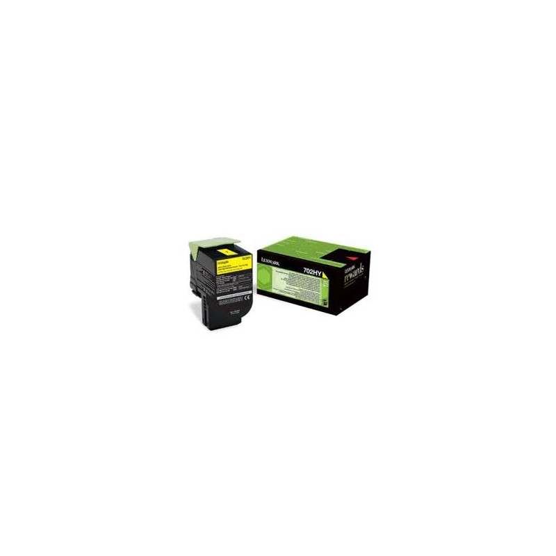 70C2HY0 Toner Jaune pour imprimante Lexmark CS310, CS410, CS510