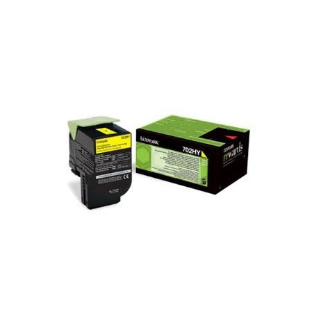 70C2HY0 Toner Jaune pour imprimante Lexmark CS310, CS410, CS510 70C2HY0 Toner Jaune pour imprimante Lexmark CS310, CS410, CS510