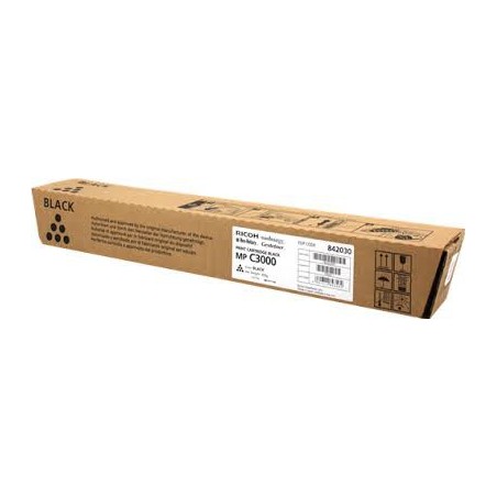 Cartouche de toner Ricoh MP C3000 Noir 842030 ancienne réf. 884946. 888540. 888640 450g pour copieur MPC2000 MPC2500 MPC3000 Cartouche de toner Ricoh MP C3000 Noir 842030 ancienne réf. 884946. 888540. 888640 450g pour copieur MPC2000 MPC2500 MPC3000
