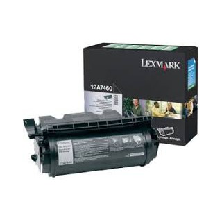 12A7460 Toner Noir 5k pour imprimante Lexmark T630, T632