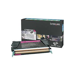 C736H1MG Toner Magenta 10k pour imprimante Lexmark C736DN, C736N, X736DTN, X736DE, X738DE