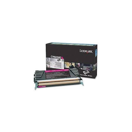 C746A1MG Toner Magenta Lexmark pour imprimante C746 et C748