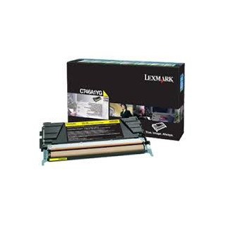 C746A1YG Toner Jaune Lexmark pour imprimante C746/dtn/dn/n, C748/e/de/dte