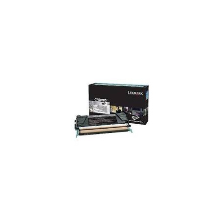 C746H1KG Toner Noir pour imprimante Lexmark C746, C748