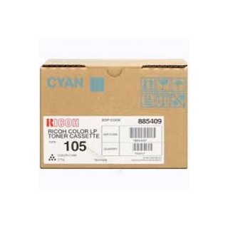 Cartouche de toner Ricoh Type 105 Cyan 888037 885409 275g pour copieur AP3800C. Aficio CL 7000