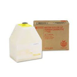 Cartouche de toner Ricoh Type 105 Jaune 888035 885407 885372 885373 275g pour copieur AP 3800C. Aficio CL 7000