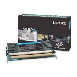 C748H1CG Toner Cyan pour imprimante Lexmark C748 de/dte/e