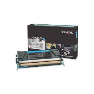 C748H1CG Toner Cyan pour imprimante Lexmark C748 de/dte/e