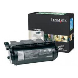 12A7462 Toner Noir 21k pour imprimante Lexmark T630, T632, T634