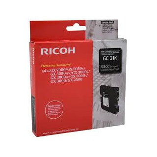 405532 Cartouche de toner Type GC21K Noir pour copieur Ricoh GX2500. GX3000. GX3050N. GX5050N. GX7000