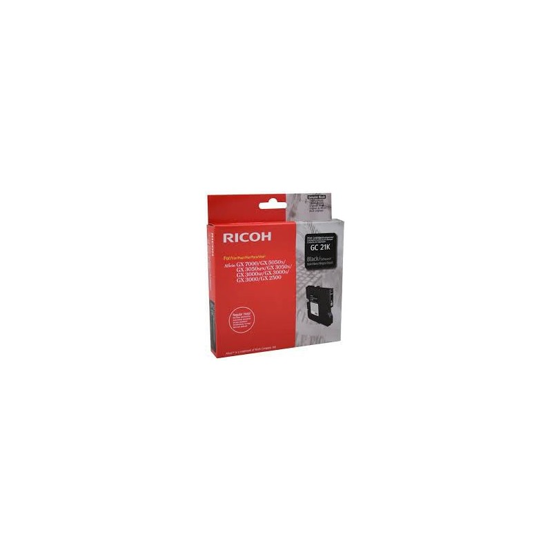 Cartouche de toner Type GC21K Noir pour copieur Ricoh GX2500 GX3000 GX3050N GX5050N GX7000