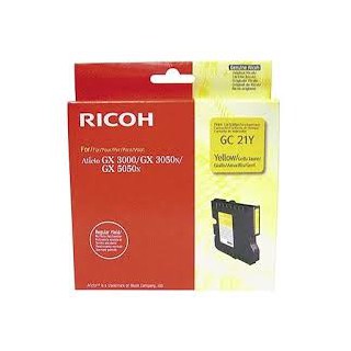 405535 Cartouche de toner Type GC21Y Jaune pour copieur Ricoh GX2500. GX3000. GX3050N. GX5050N. GX7000