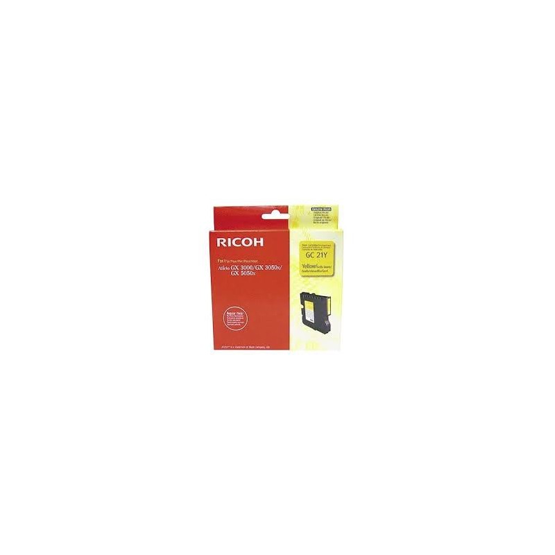 Cartouche de toner Type GC21Y Jaune pour copieur Ricoh GX2500 GX3000 GX3050N GX5050N GX7000