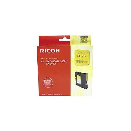 Cartouche de toner Type GC21Y Jaune pour copieur Ricoh GX2500 GX3000 GX3050N GX5050N GX7000 Cartouche de toner Type GC21Y Jaune pour copieur Ricoh GX2500 GX3000 GX3050N GX5050N GX7000