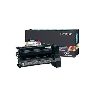 C780H1MG Toner Magenta 10k pour imprimante Lexmark C780, C782, X782E