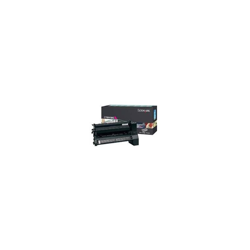 C780H1MG Toner Magenta Lexmark 10k pour imprimante C780 C782 X782E