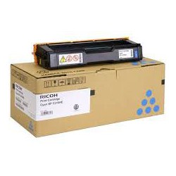 Cartouche de toner Ricoh Type SPC310 Cyan HC 406480 pour copieur SPC311. 312. 231. 232. 242. 320