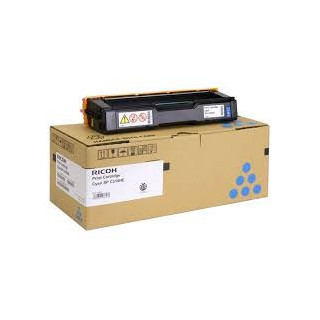 Cartouche de toner Ricoh Type SPC310 Cyan HC 406480 pour copieur SPC311. 312. 231. 232. 242. 320