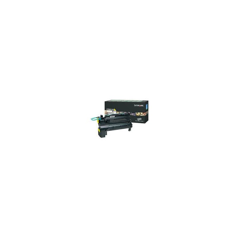 C792X1YG Toner Jaune 20k pour imprimante Lexmark C780, C782, X782E, C792