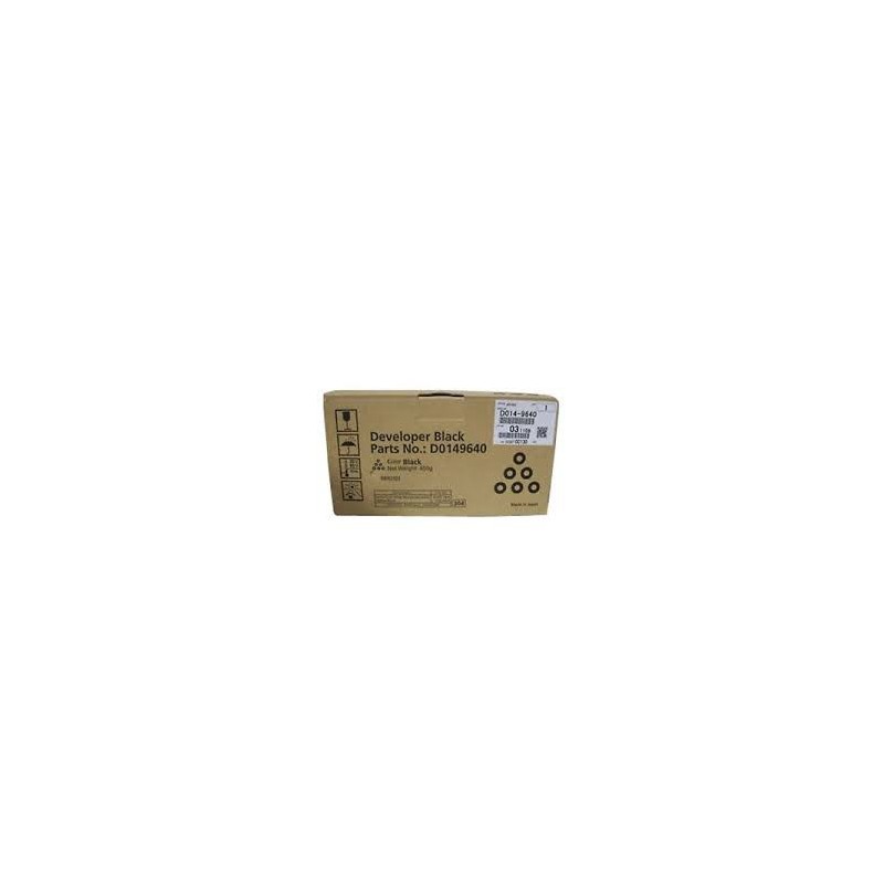 Développeur Ricoh Type MP C6000 Noir D0149640 450k pour copieur MPC6000 MPC7500 Pro C550EX C700EX LD260C LD275C C6055 C7570