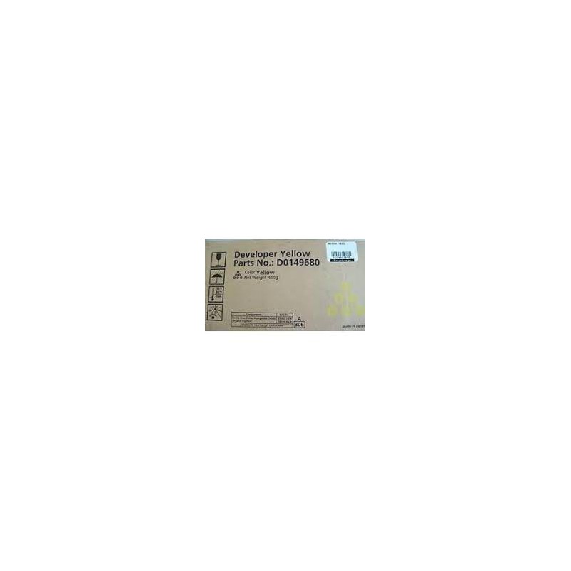 Développeur Ricoh Type MP C6000 Jaune D0149680 pour copieur MPC6000 MPC7500 Pro C550EX C700EX LD260C LD275C C6055 C7570