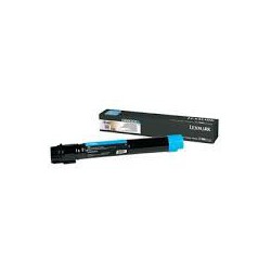 C950X2CG Toner Cyan 24k pour imprimante Lexmark C950DE