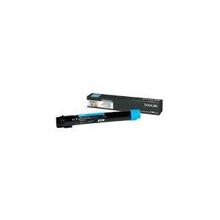 C950X2CG Toner Cyan 24k pour imprimante Lexmark C950DE