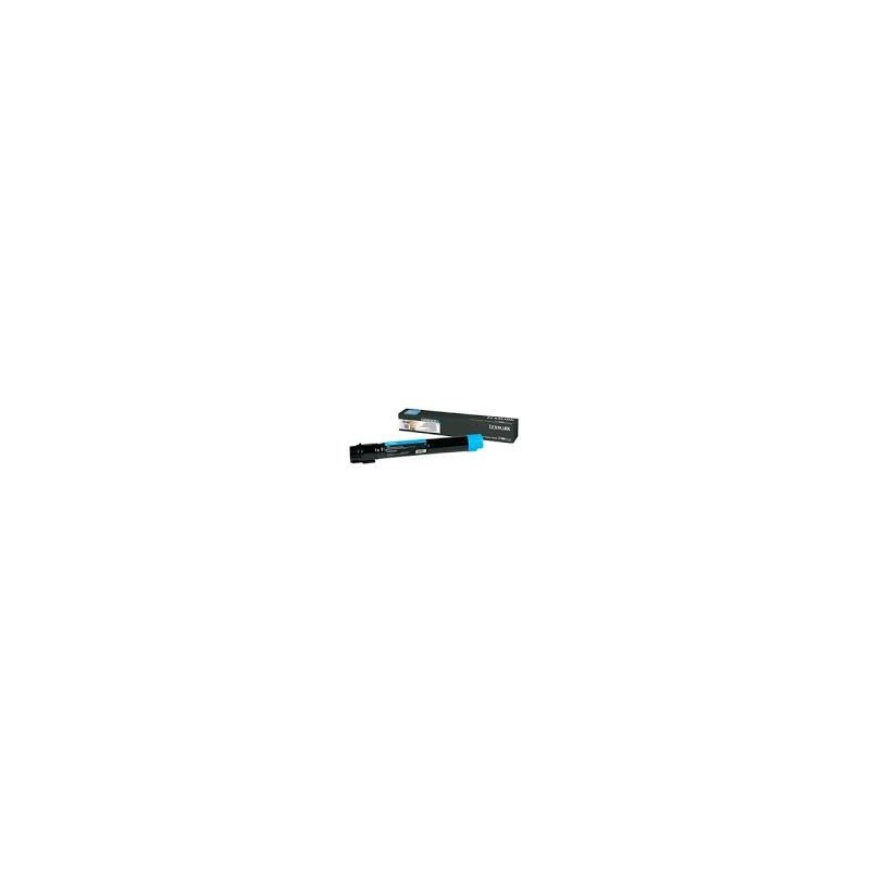 C950X2CG Toner Lexmark Cyan 24k pour imprimante C950DE