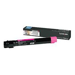 C950X2MG Toner Magenta 24k pour imprimante Lexmark C950DE