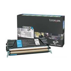 C5200CS Toner Cyan pour imprimante Lexmark Optra C530, C530dn