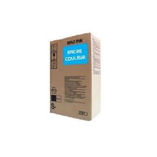 Encre Riso S-7196E Bleu 2 x 1000ml pour EZ200, EZ300, EZ370, EZ570, RZ970, RZ977, MZ1070, RZ200, RZ300, RZ370, RZ570