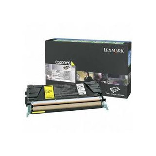 C5200YS Toner Jaune pour imprimante Lexmark Optra C530, C530dn