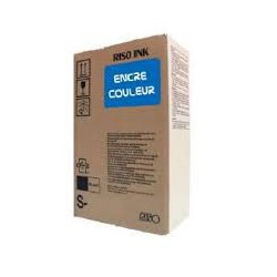 Encre Riso (S-4394E) Bleu franc x 2 pour V8000, RP37XX, RP31XX, RP35XX, RN2-Series, GR3770, GR3750, GR-Serie A4, FR-Serie A3