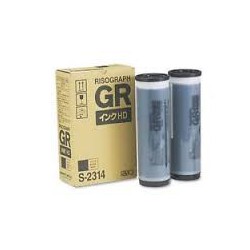 Encre Riso (S-2314E) Noir HD 2 x 1000ml pour GR3770