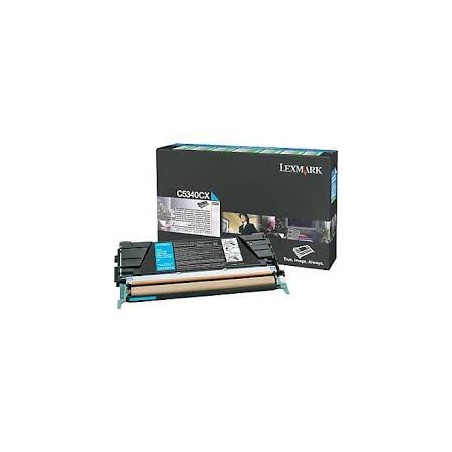 C5340CX Toner Cyan pour imprimante Lexmark C534n, C534dn, C534dtn