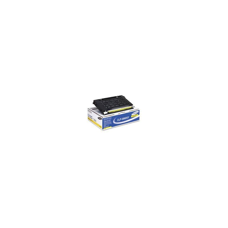 CLP-500D5Y Toner Jaune pour imprimante Samsung CLP-500/500N/CLP-550/550N
