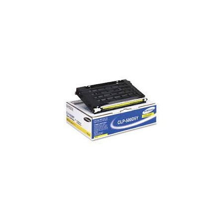 CLP-500D5Y Toner Jaune pour imprimante Samsung CLP-500/500N/CLP-550/550N CLP-500D5Y Toner Jaune pour imprimante Samsung CLP-500/500N/CLP-550/550N