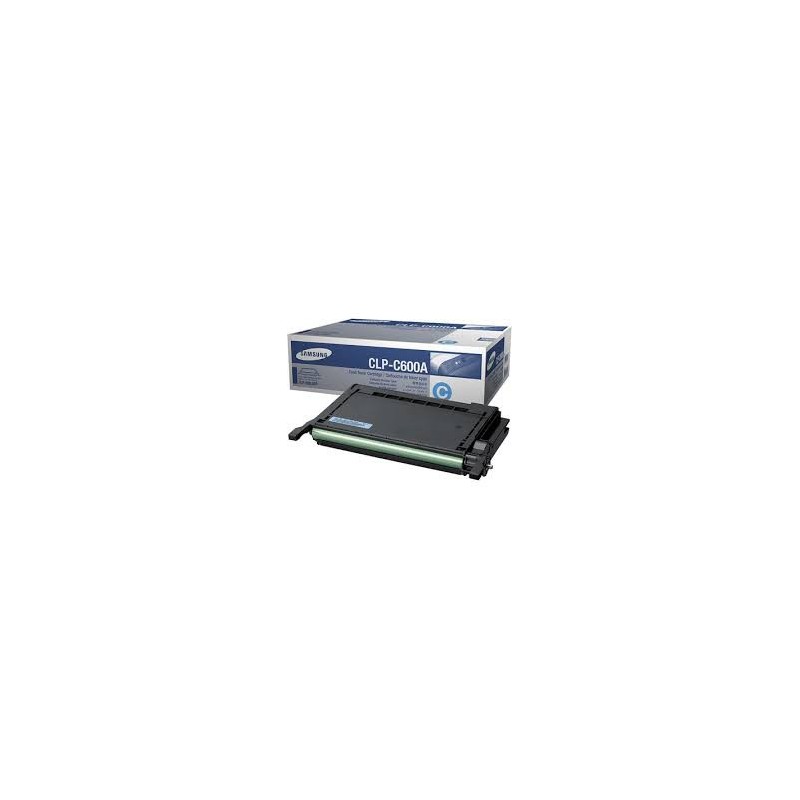 CLP-C600A Toner Cyan pour imprimante Samsung CLP-600/600N, CLP-650/650N