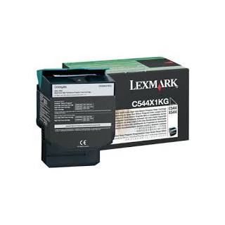 C544X1KG Toner Noir pour imprimante Lexmark C544 C546 X544 X546