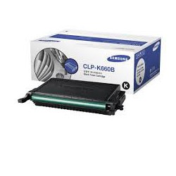 CLP-K660B Toner Noir pour imprimante Samsung CLP-610/660/660N/CLX-6210/6240FX