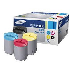 CLP-P300C Pack Toner 4 couleurs pour imprimante Samsung CLP-300/300N, CLX-3160