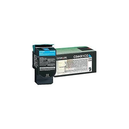 C544X1CG Toner Cyan pour imprimante Lexmark C544 C546 X544 X546