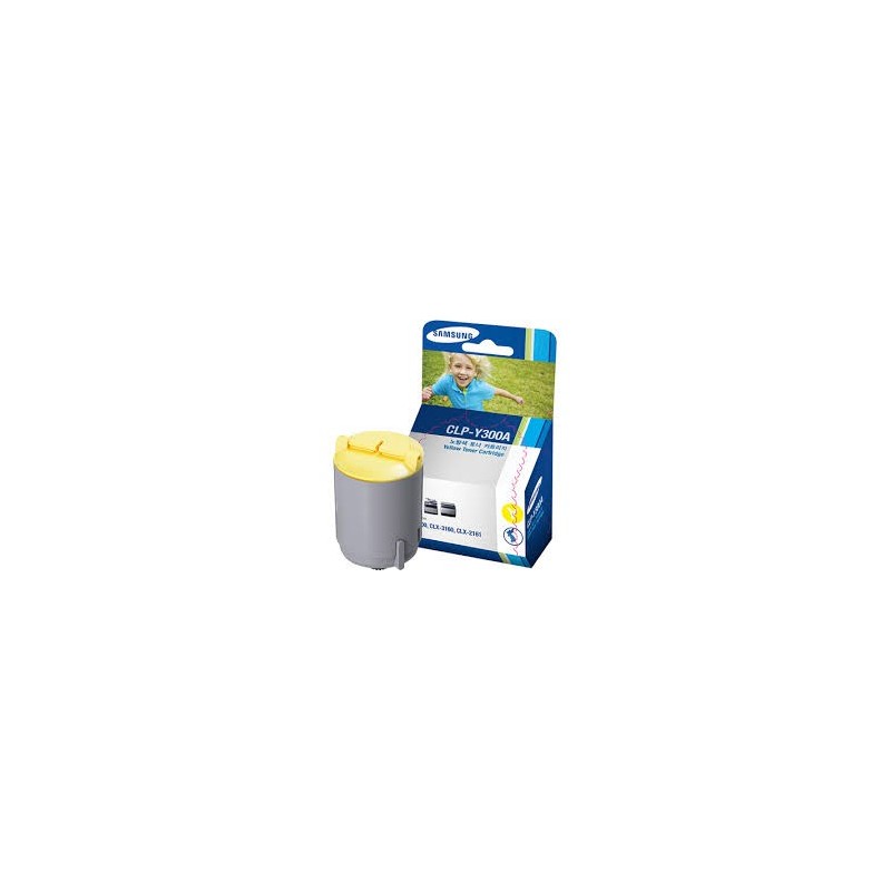 CLP-Y300A Toner Jaune pour imprimante Samsung CLP-300/300N CLX-3160 CLX-2160