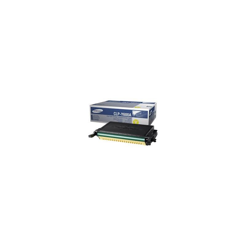 CLP-Y600A Toner Jaune pour imprimante Samsung CLP-600/600N, CLP-650/650N