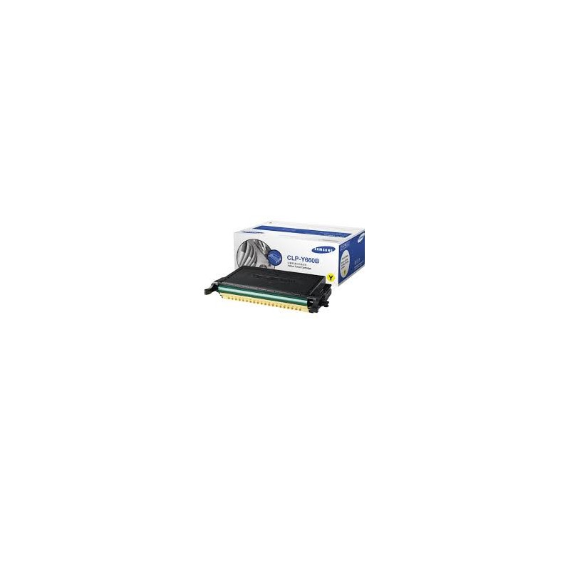 CLP-Y660B Toner Jaune pour imprimante Samsung CLP-610/660/660N/CLX-6210/6240FX