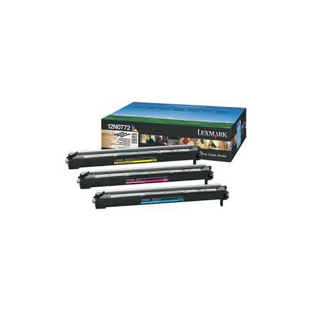 12N0772 Tambour 3 Couleur Lexmark pour imprimante Color Optra C910 C912 12N0772 Tambour 3 Couleur Lexmark pour imprimante Color Optra C910 C912