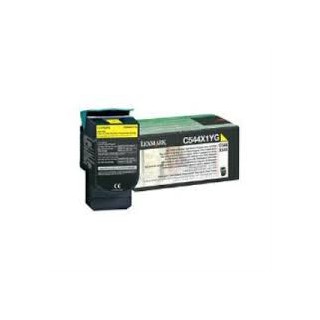 C544X1YG Toner Jaune pour imprimante Lexmark C544 C546 X544 X546